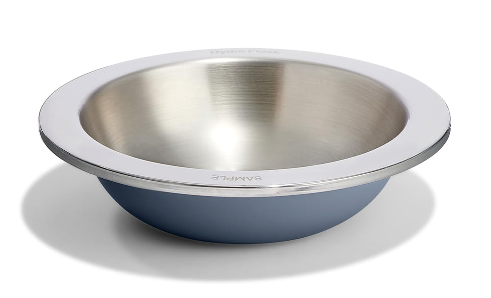 Hydro Flask Kids Bowl inside close-up highlights durable stainless steel for pure taste