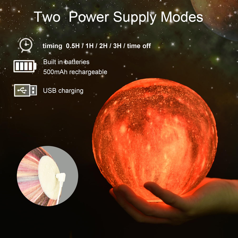 HYODREAM moon lamp 16 colors demonstration for dynamic mood lighting