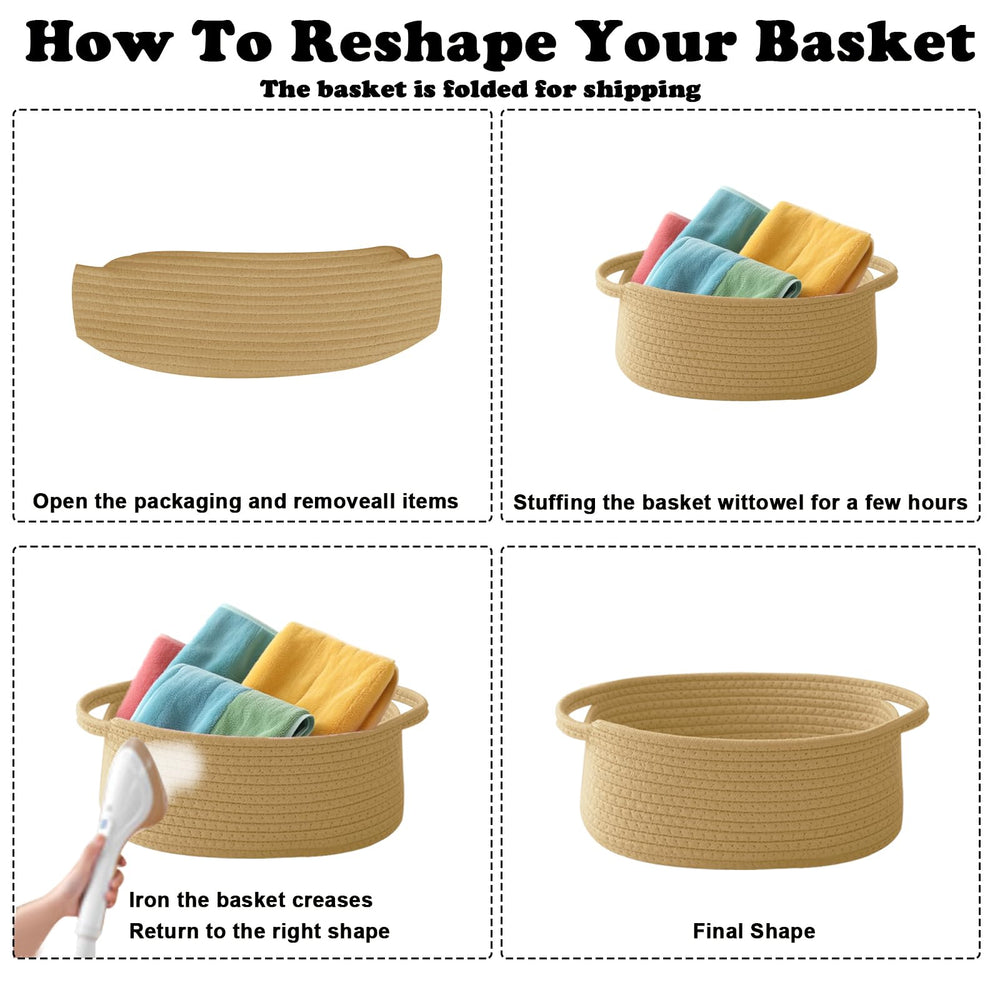 HZFTJOY durable handmade basket showcases quality craftsmanship and long-lasting use.