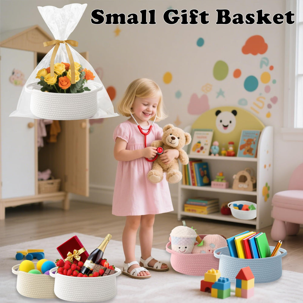 HZFTJOY woven basket for gifts, perfect centerpiece and gift-giving idea.