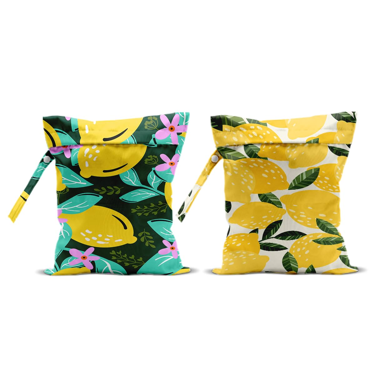 HZMLYDJ lemon wet bag with handle for easy carry on trips.