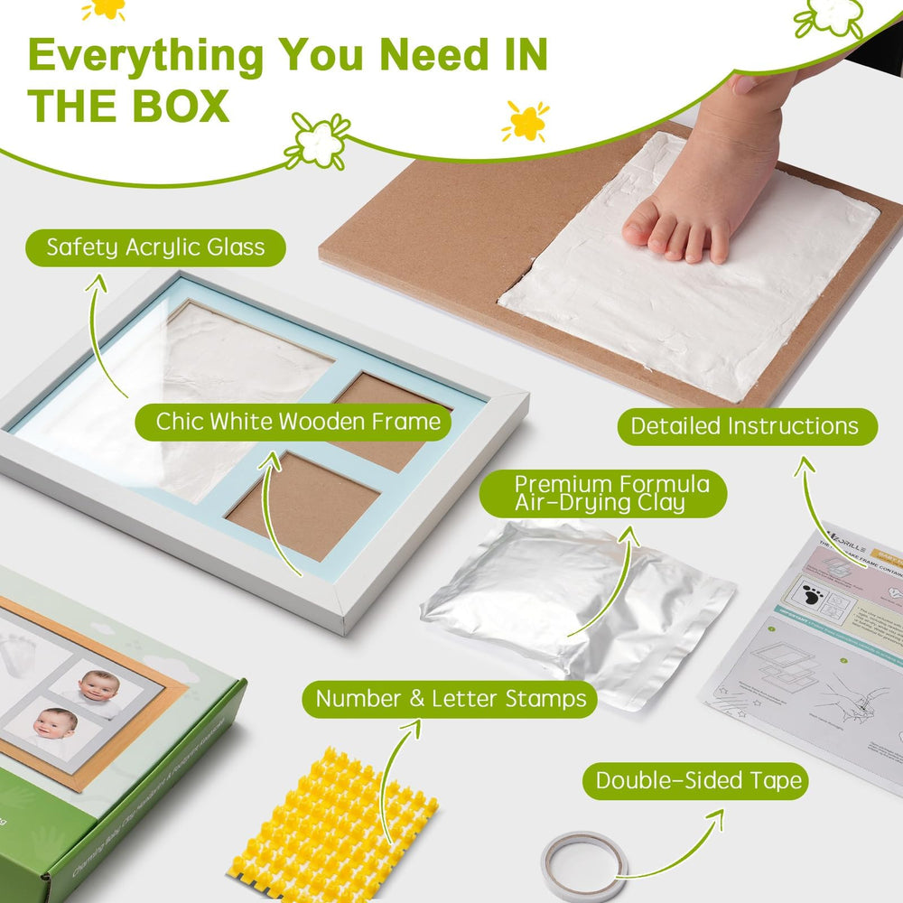 Hzorille air-dry clay safety highlights non-toxic material for babies and adults.