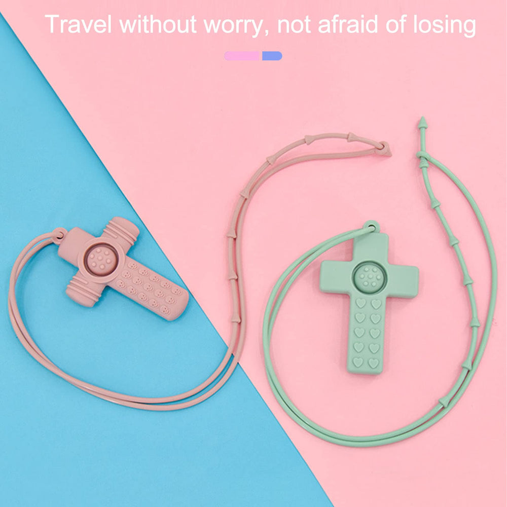 Hztyyier easy-clean teether with smooth silicone surface for quick washing