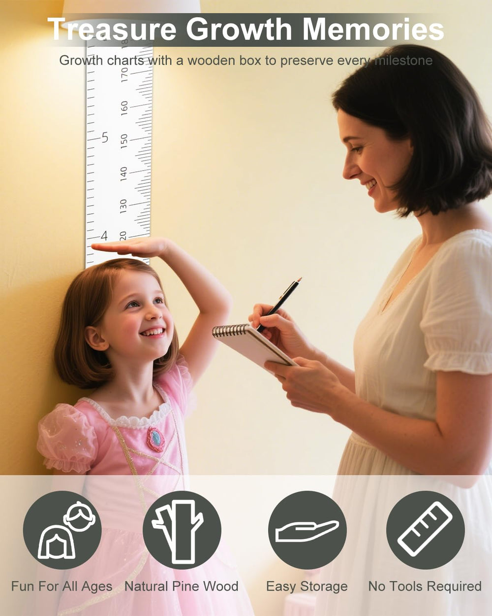 HZZHE growth chart marker pen enables easy height recording during milestones