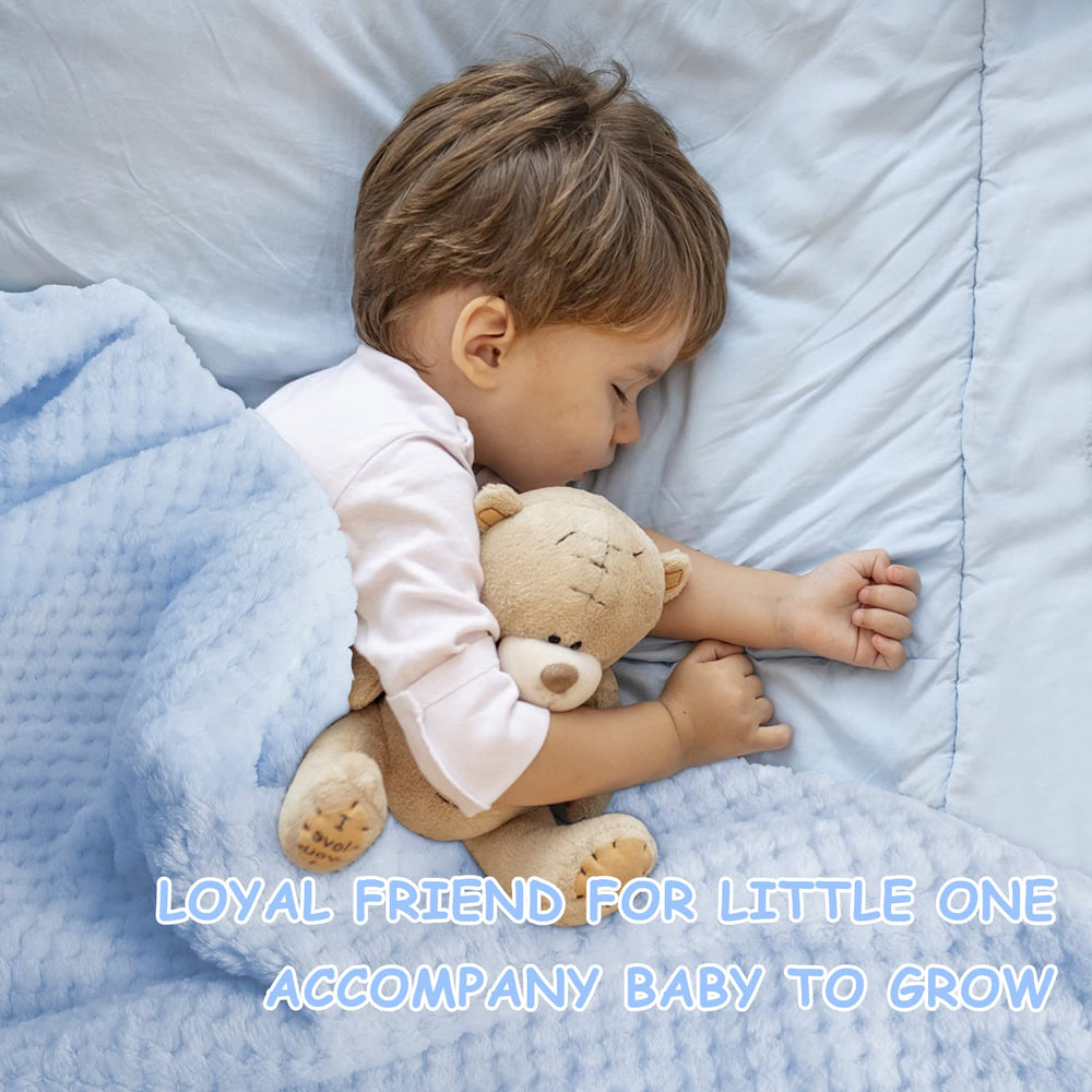 iAOVUEBY elephant security blanket offers comforting familiarity for babies.