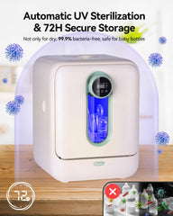 IAGREEA built-in 3.2L water tank enables water-free setup