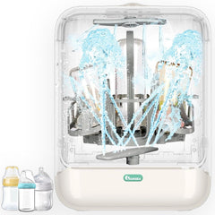 IAGREEA baby bottle washer front view shows compact countertop design