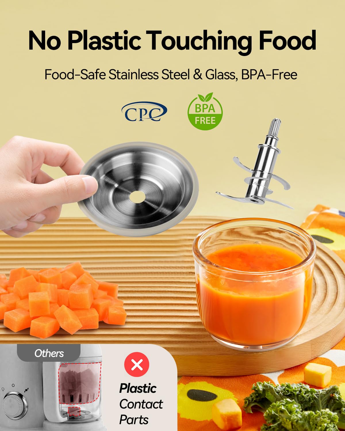 IAGREEA presets simplify meal prep across vegetables, fruits, fish, chicken, and eggs.