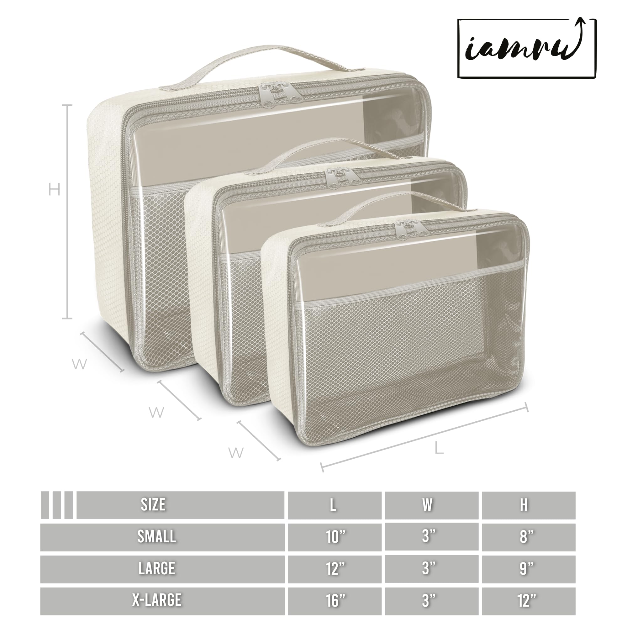 IAMRU toy storage bag beige on-the-go design keeps kids' essentials organized anywhere