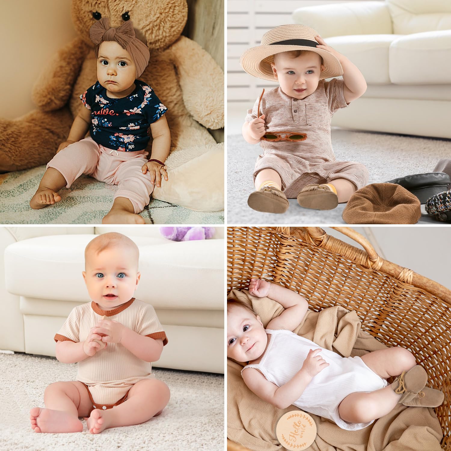iAOVUEBY milestone cards—personalized photo props to celebrate newborn milestones