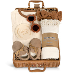 iAOVUEBY baby girl gifts basket swaddle blanket—soft, versatile wrap for swaddling or nursing cover