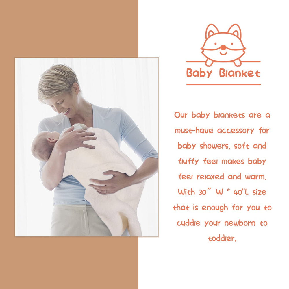 iAOVUEBY Fox Baby Security Blanket features gentle texture and comforting sensory play.