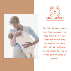 iAOVUEBY Fox Baby Security Blanket features gentle texture and comforting sensory play.