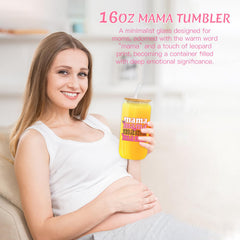 iAOVUEBY mama 16oz glass cup showcases sturdy drinkware for every postnatal day