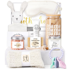 iaovueby new mom gift basket 12pcs promotes relaxation with a comprehensive postpartum self-care set