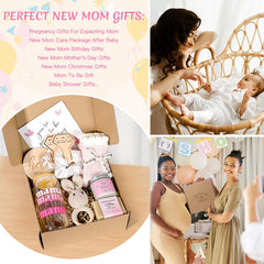 iAOVUEBY new mom gift basket candle and treats provide calming relaxation moments