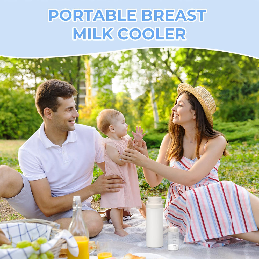 Iarha beige cooler adds subtle style to parenting gear.