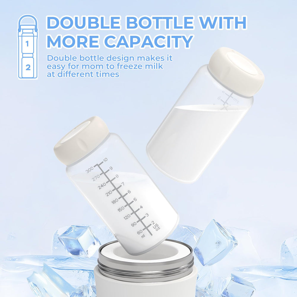 Iarha travel-friendly design fits bags for on-the-go feeding.