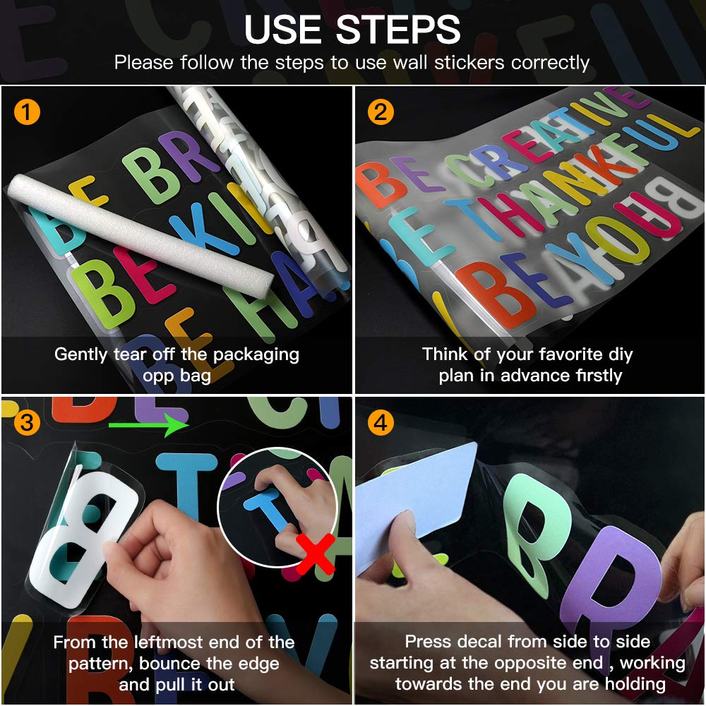 IARTTOP window cling decal helps transform windows into learning-friendly displays