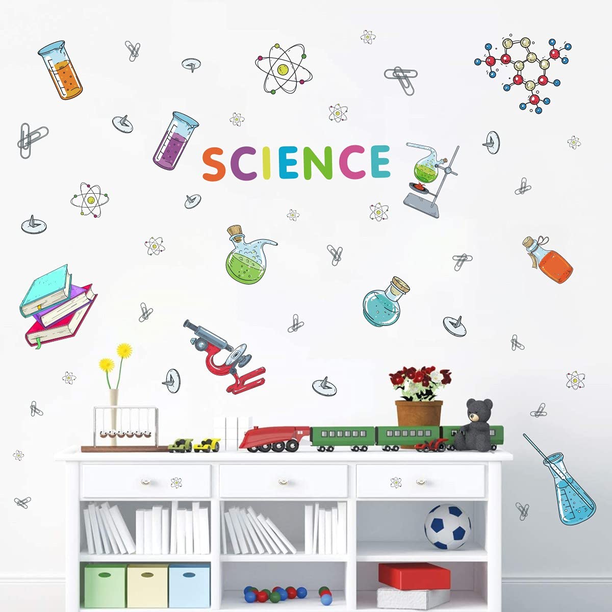 IARTTOP test-tubes decal enhances biology experiments ambiance in classrooms