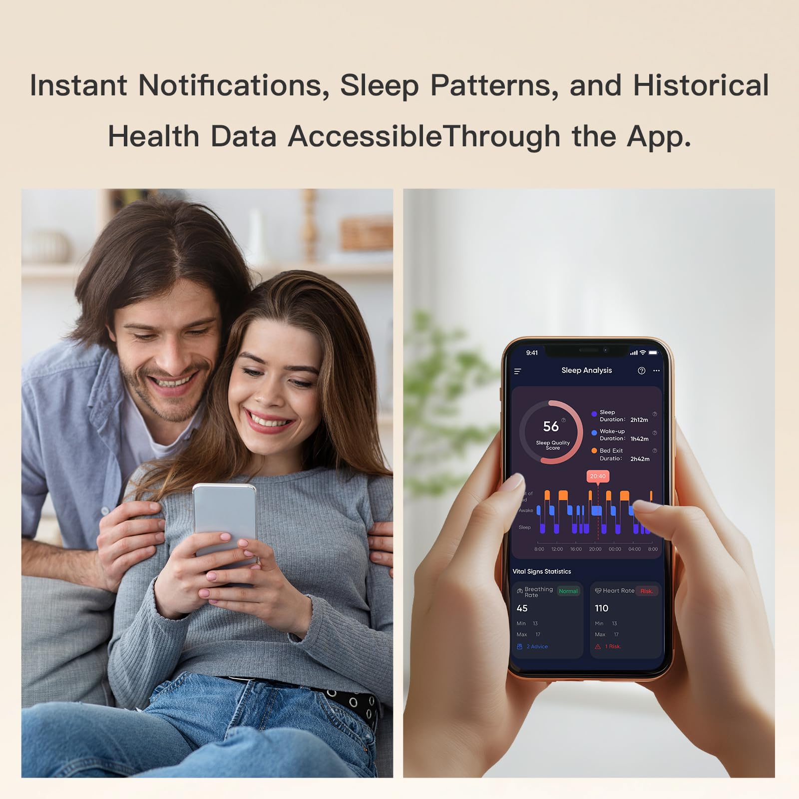 iBaby i20 dual-band Wi-Fi setup ensures a stable connection and quick setup