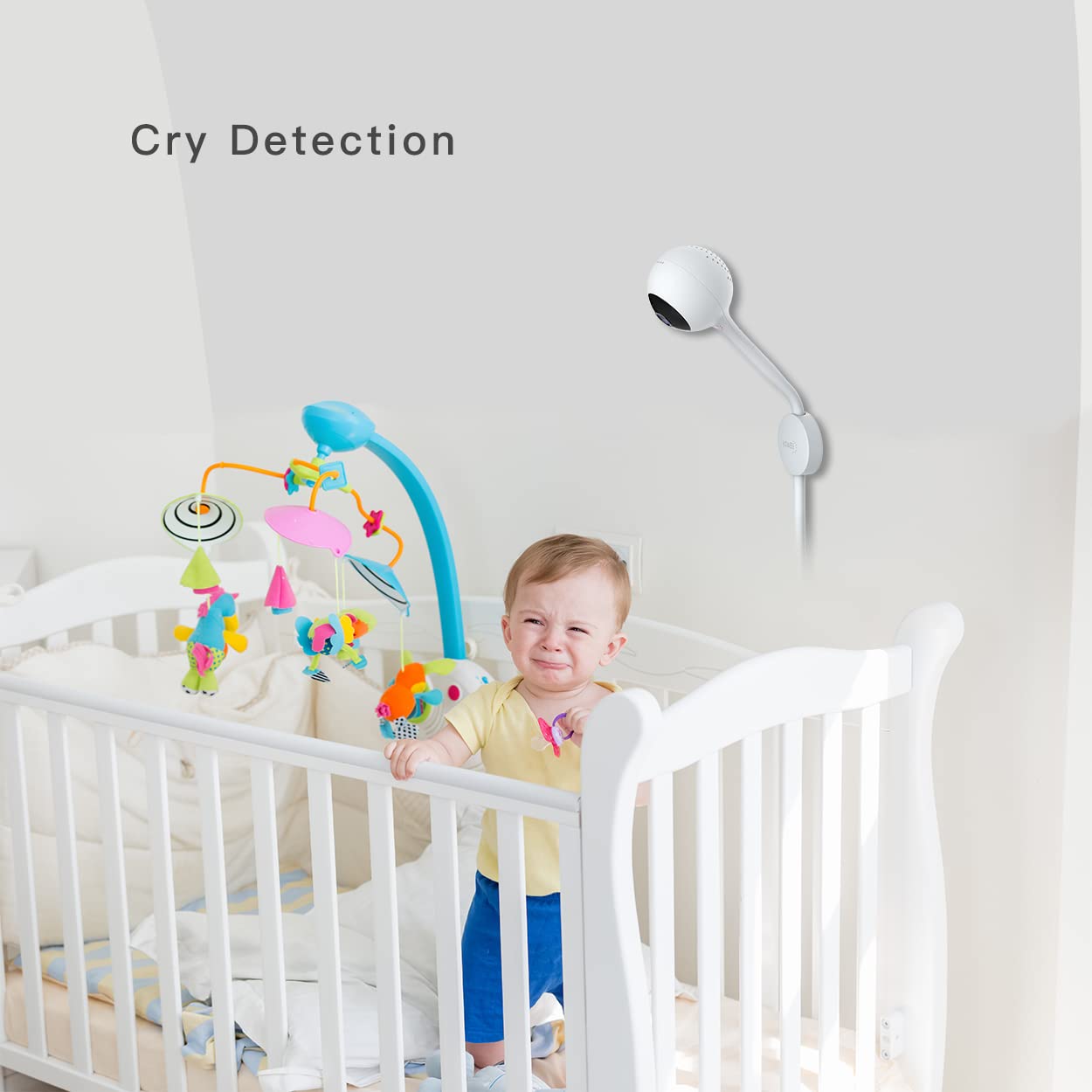 iBaby M2C temperature humidity sensor shows baby’s environment