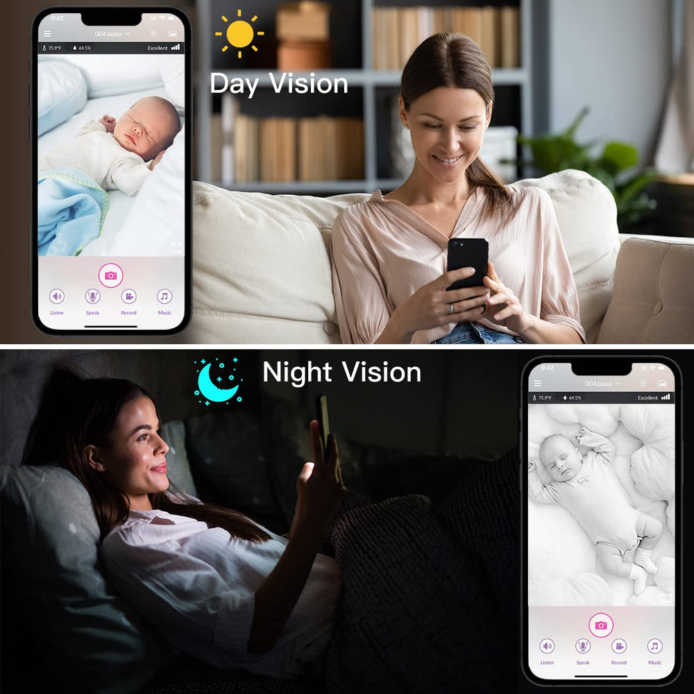 iBaby M2C two-way audio lets you talk with baby remotely