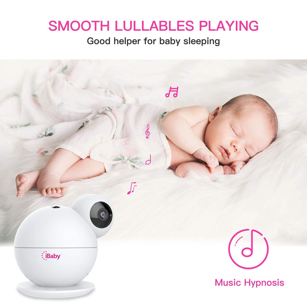 iBaby M8 2-way talk lets you soothe from another room.