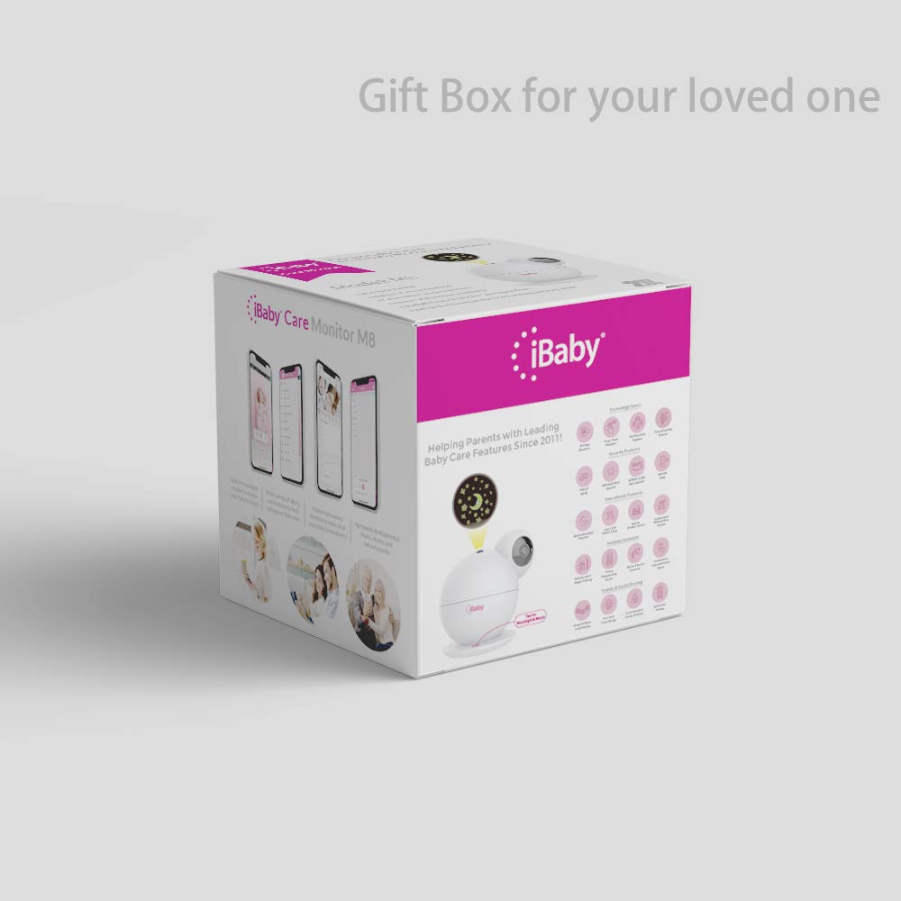 iBaby M8 built-in lullabies and white noise support calming, consistent baby sleep.