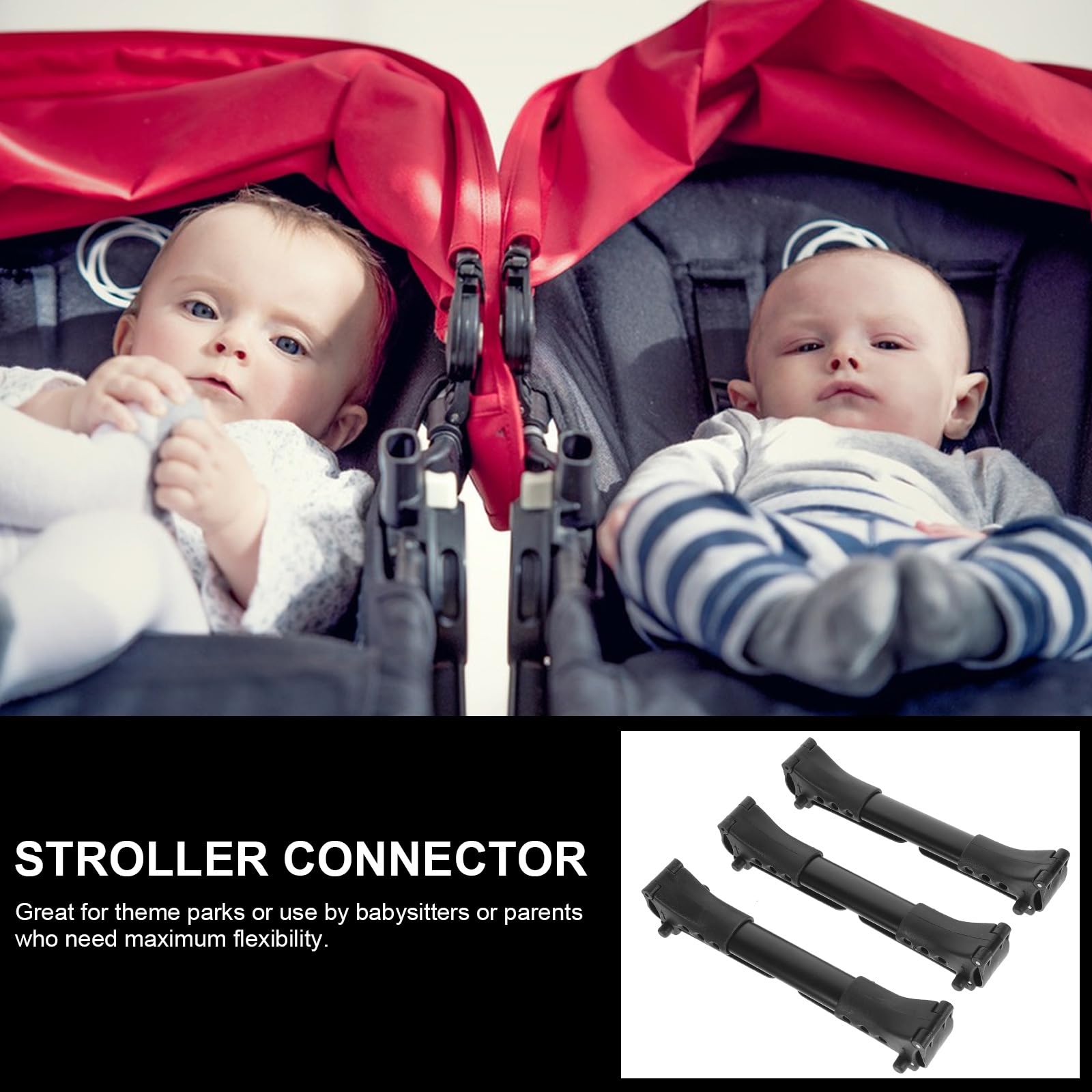 ibasenice stroller connector easy-installation provides a quick setup for everyday outings.
