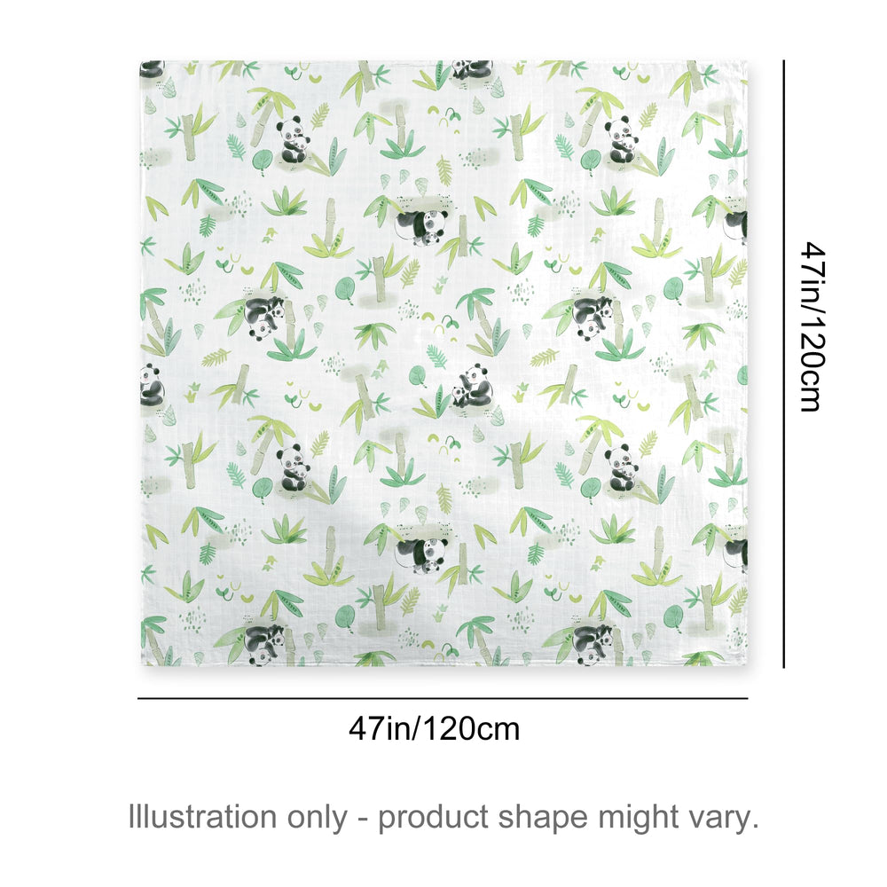 IBESTOPIA gift-ready packaging for panda swaddle two-pack