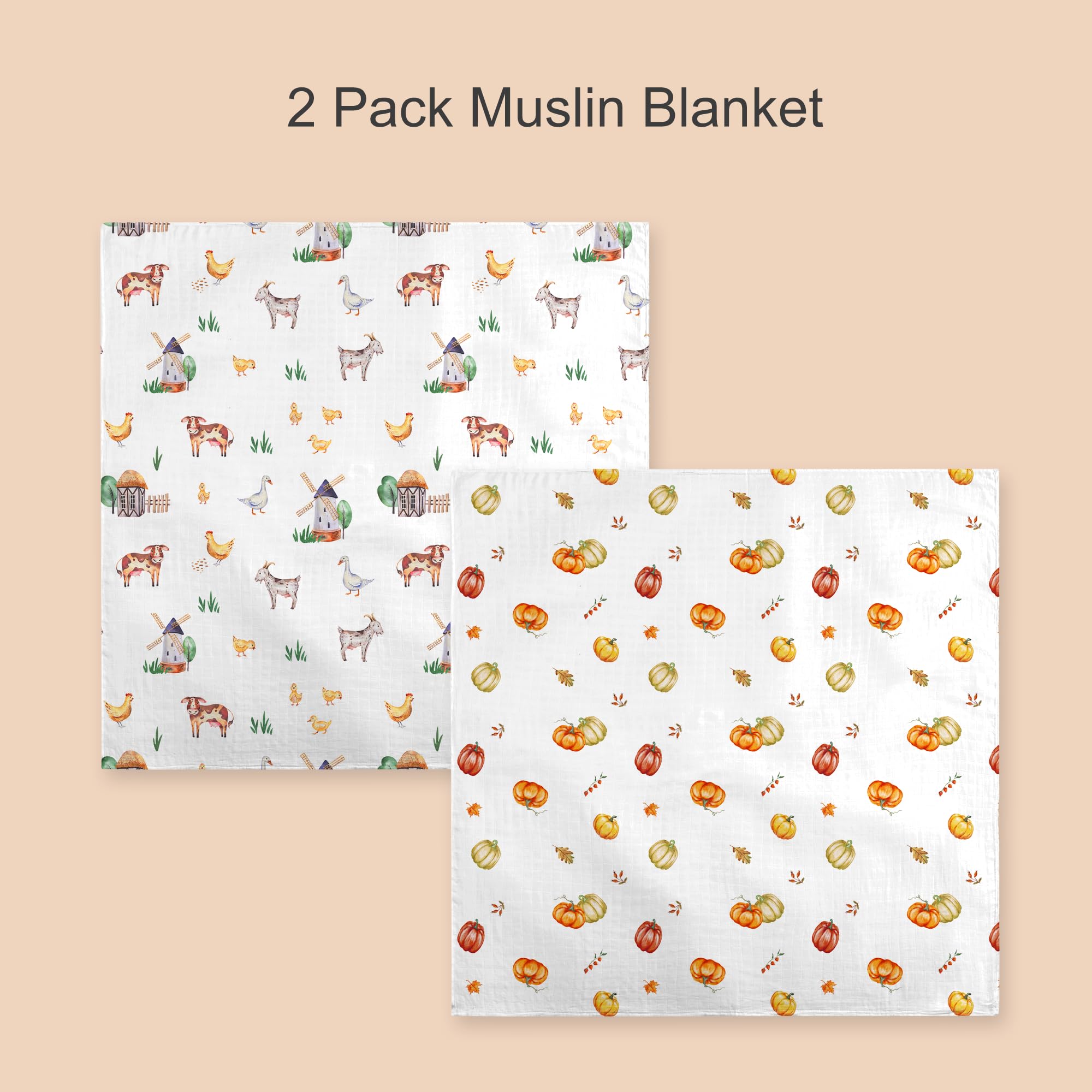 IBESTOPIA bamboo-cotton muslin softness highlights silky-smooth feel for sensitive skin.