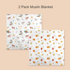 IBESTOPIA bamboo-cotton muslin softness highlights silky-smooth feel for sensitive skin.