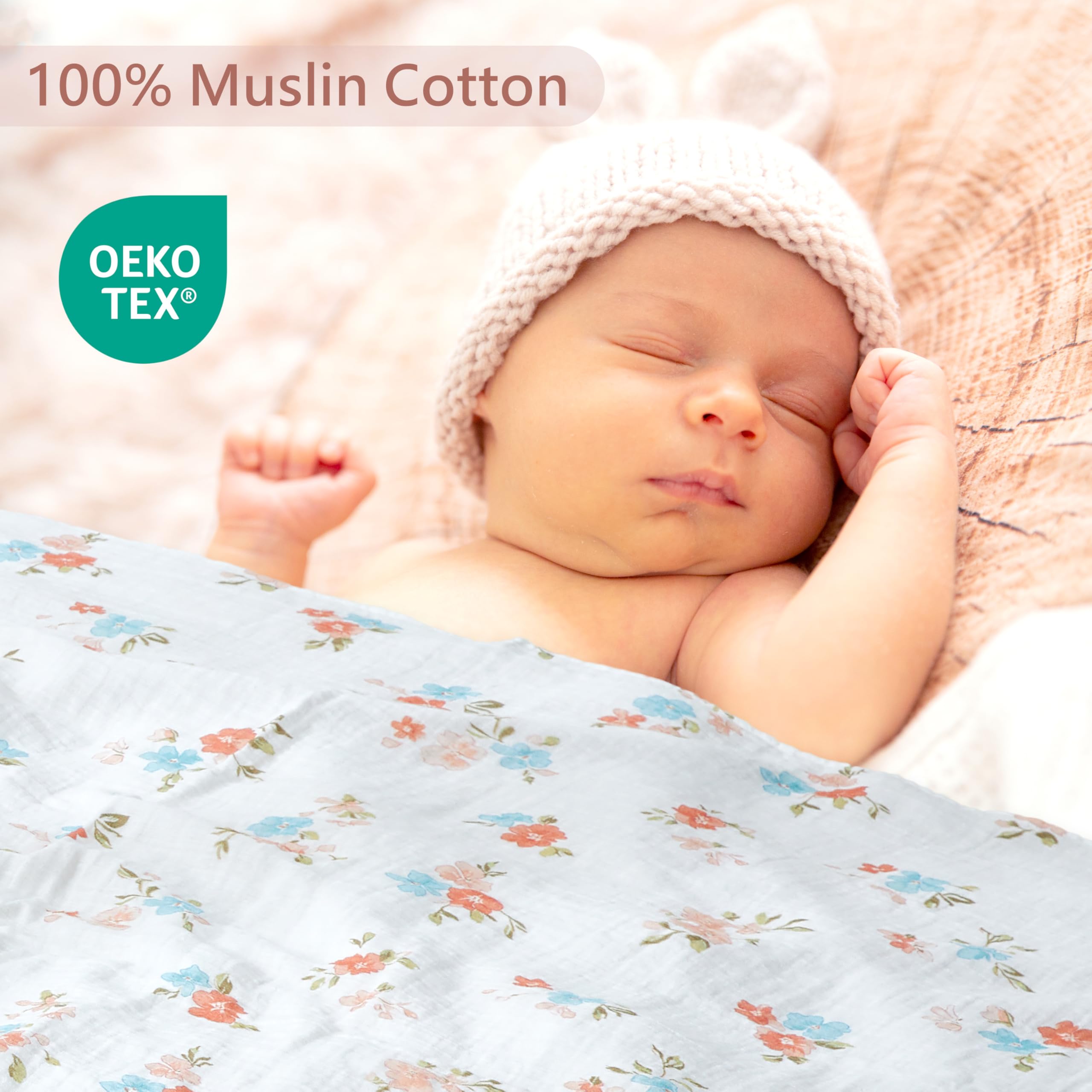 IBESTOPIA machine-washable swaddle designed for long-lasting durability