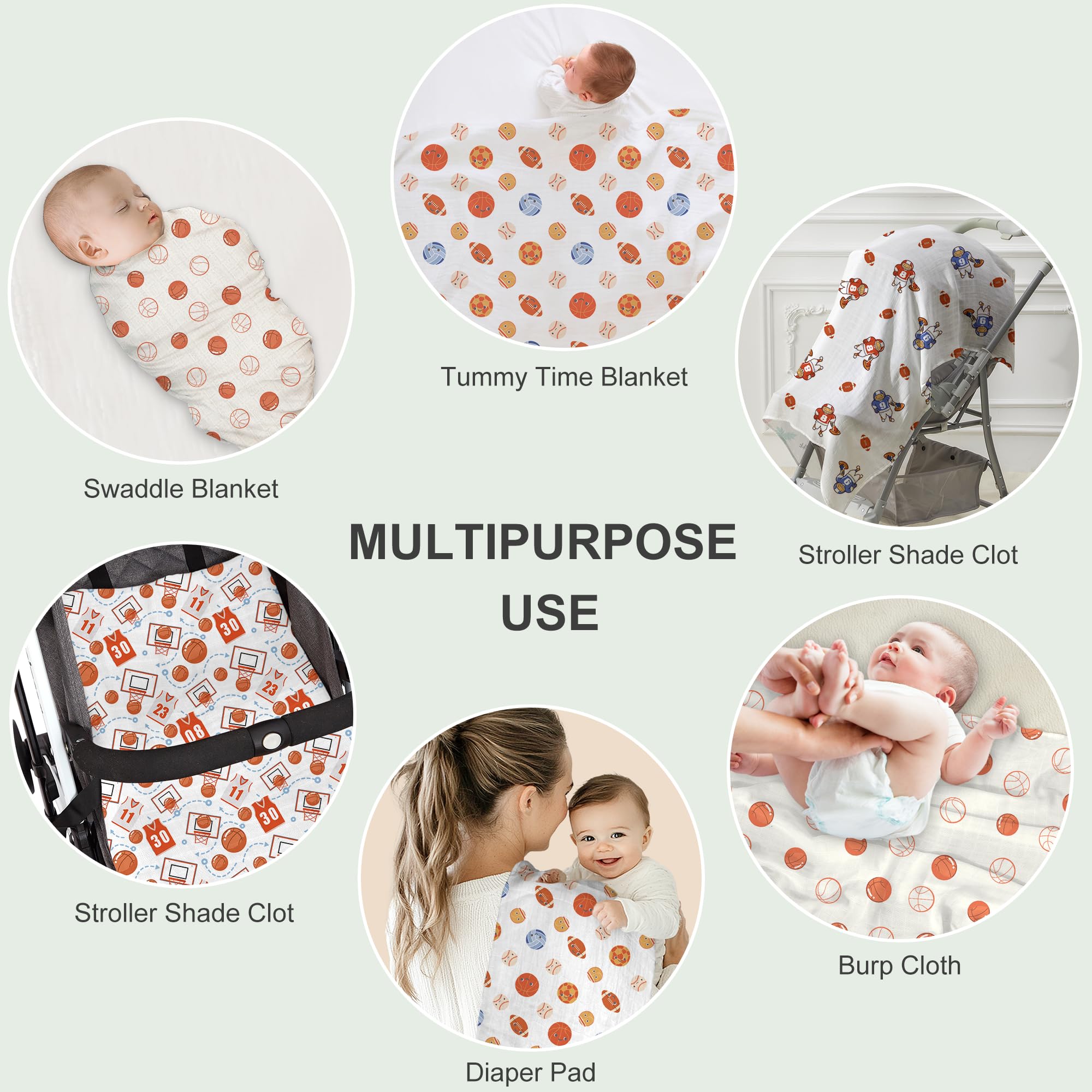 IBESTOPIA machine-washable swaddle stays soft after many washes.