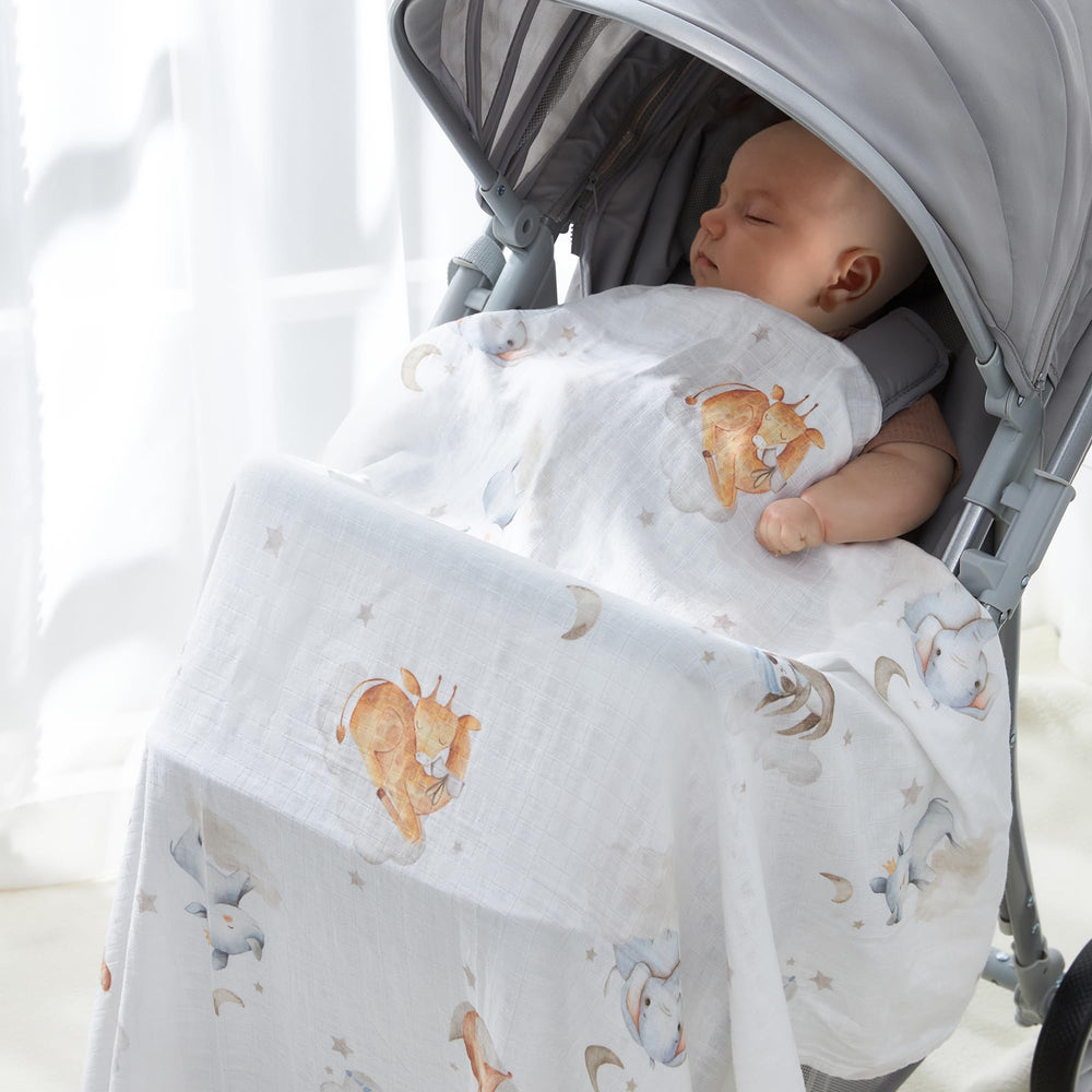 IBESTOPIA muslin swaddle gift-set option ideal for registry and gifting.