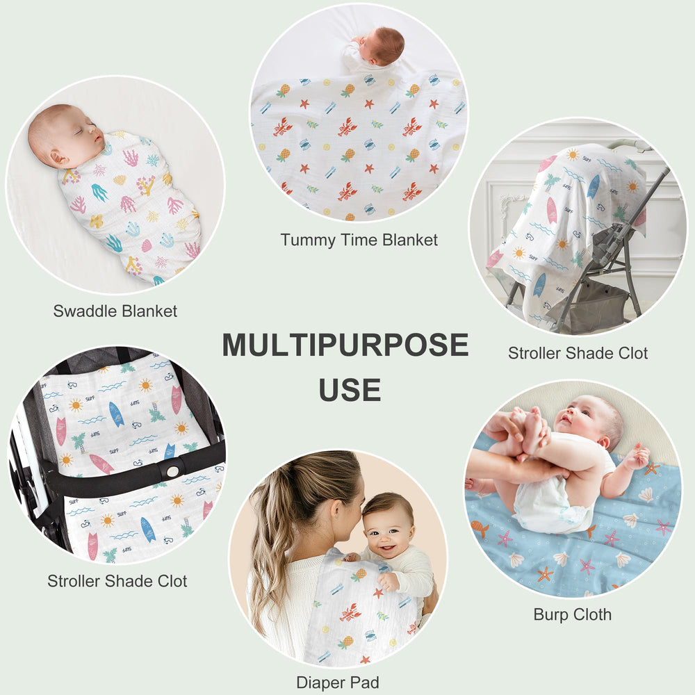 IBESTOPIA Ocean Adventure gift-ready swaddle set offers lasting value for newborns