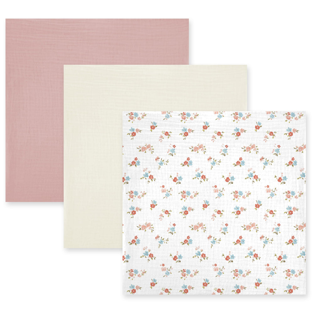 IBESTOPIA oversized 47x47 swaddle showing ample fabric for secure wrapping