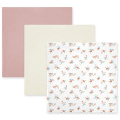 IBESTOPIA oversized 47x47 swaddle showing ample fabric for secure wrapping