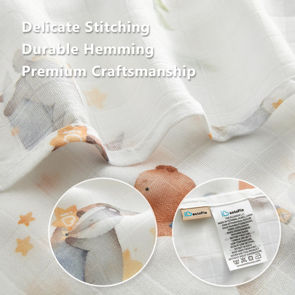 IBESTOPIA Bear Reaches for Stars swaddle promotes snug, comforting wraps