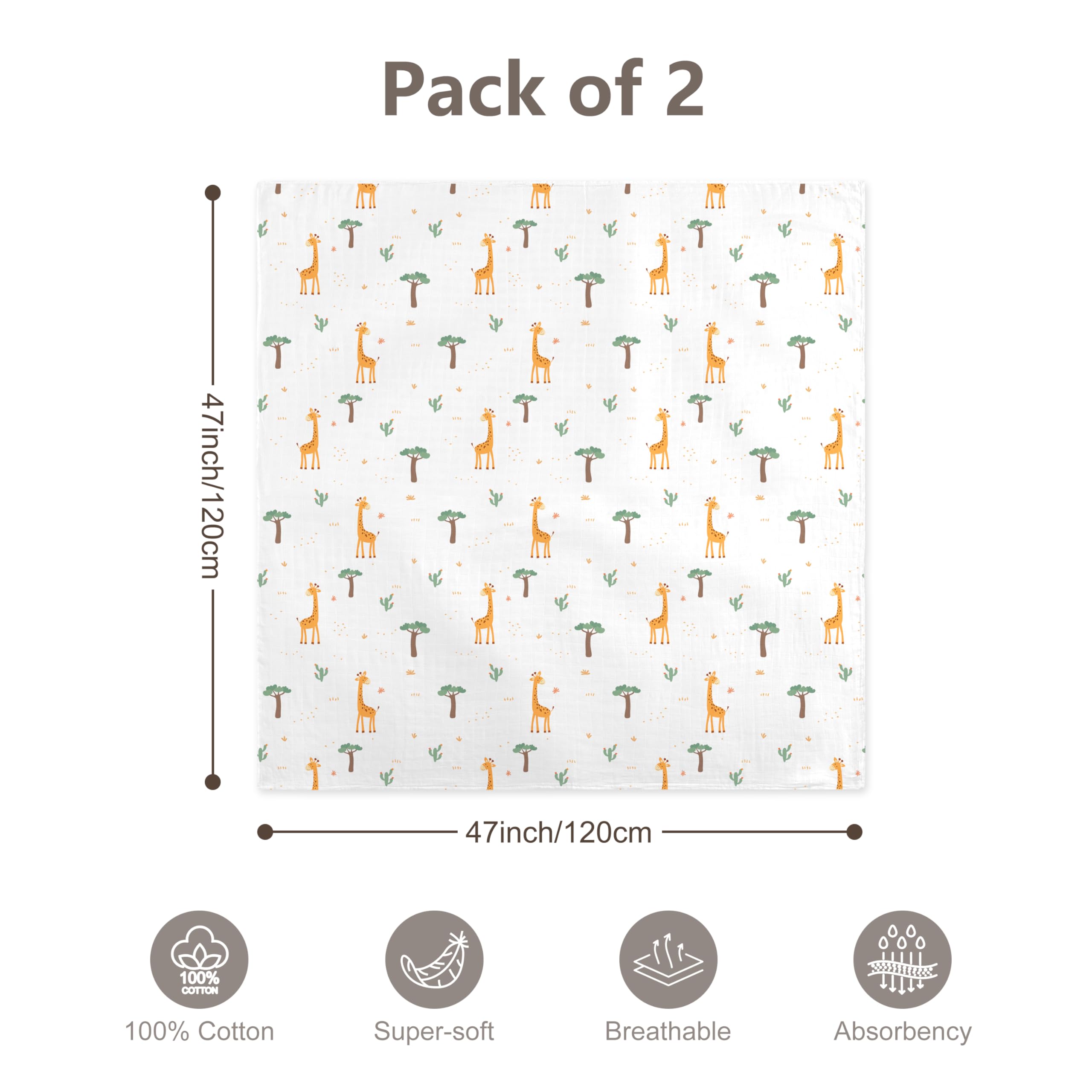 IBESTOPIA swaddle blanket on baby, gentle wrap supports cozy, secure sessions.