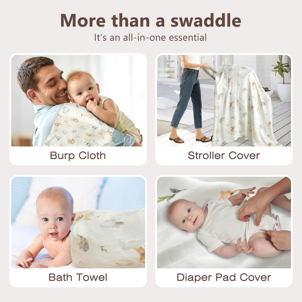 IBESTOPIA gift-boxed swaddle set highlights premium baby gift packaging