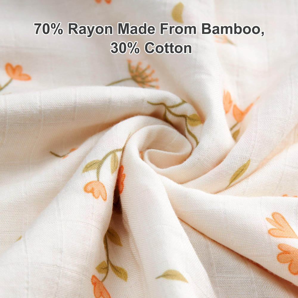IBESTOPIA OEKO-TEX certified soft fabric swaddle promotes newborn comfort
