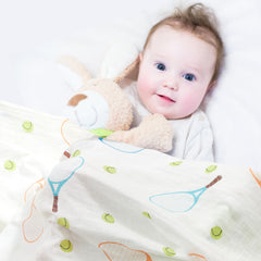 IBESTOPIA tennis swaddle pack shot—value 2-pack for effortless baby on-the-go comfort.