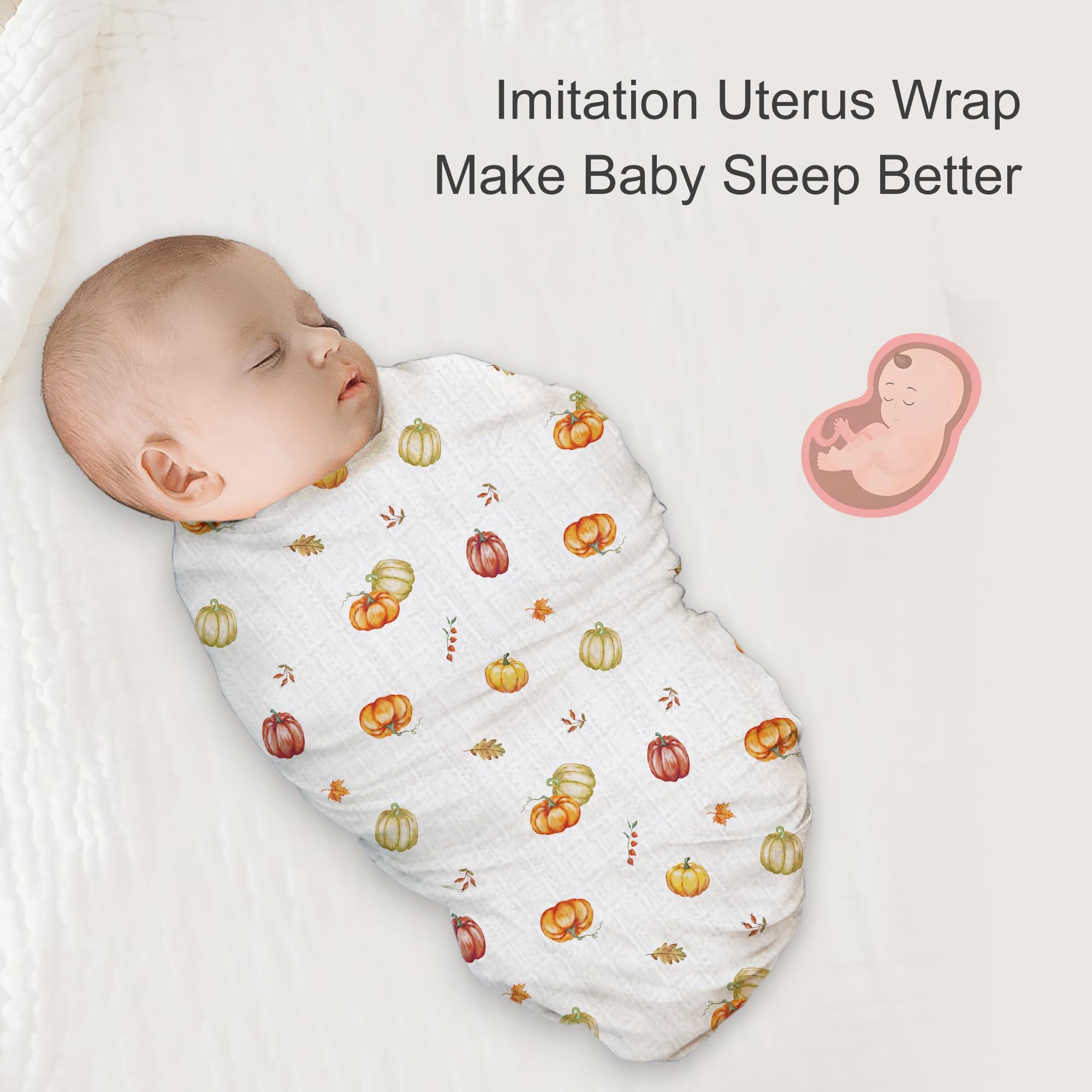 IBESTOPIA tummy-time-mat soft muslin offers comfortable play surface.