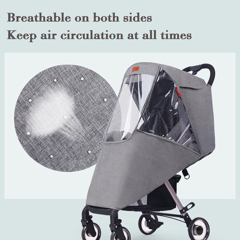 Ibluelover stroller cover back storage pocket for bottles and keys
