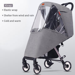 Ibluelover stroller cover viewing window for easy peek and interaction