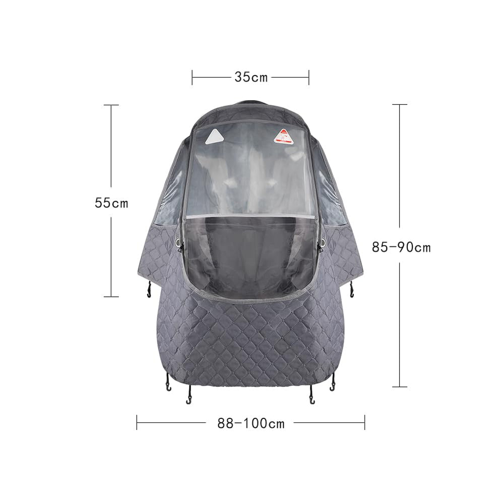 Ibluelover Winter Stroller Rain Cover universal fit works with most strollers.