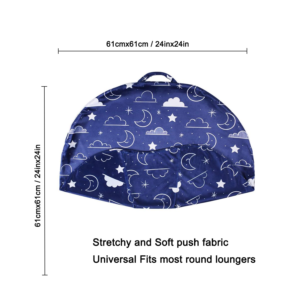Machine-washable IBraFashion minky cover that softens with each wash.