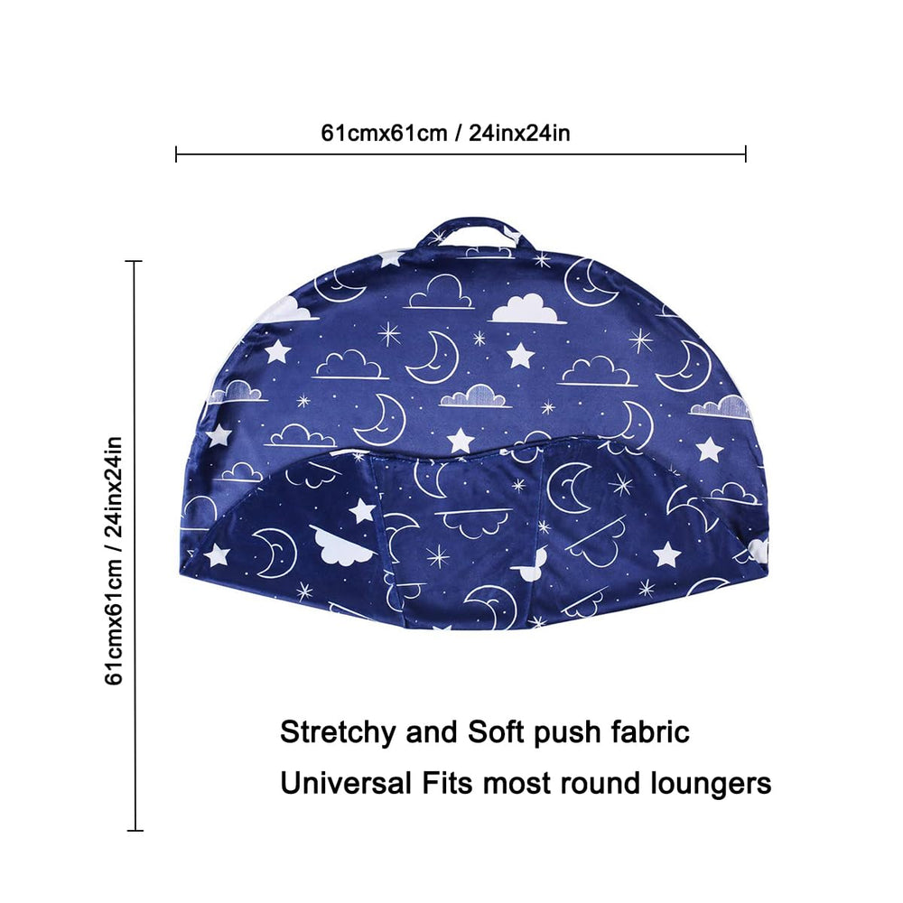 Machine-washable IBraFashion minky cover that softens with each wash.